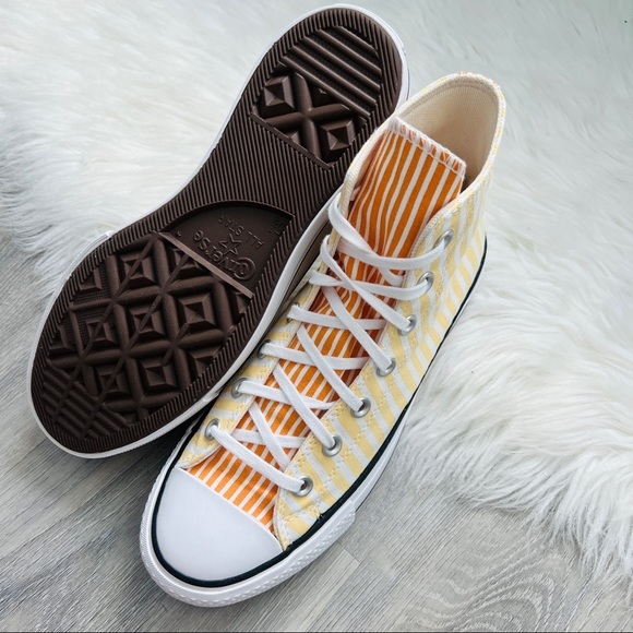 NWT Converse Chuck Taylor All Star Lift Platform Stripes Women’s Shoes - Picture 3 of 8